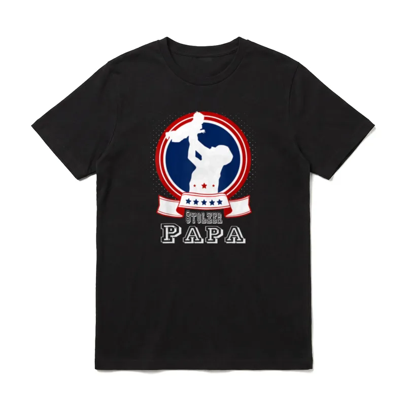 Stolzer Papa T Papa Sprüche & Geschenke T-Shirt – Klassisches T-Shirt in Schwarz