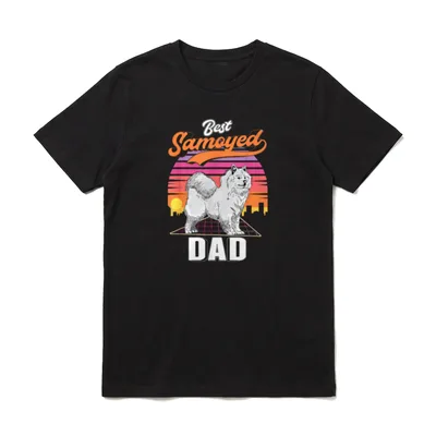 Best Samoyed Dad Samojeden T-Shirt – Klassisches T-Shirt in Schwarz