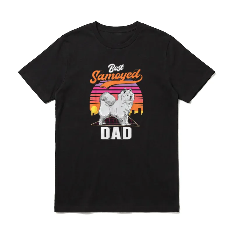 Best Samoyed Dad Samojeden T-Shirt – Klassisches T-Shirt in Schwarz