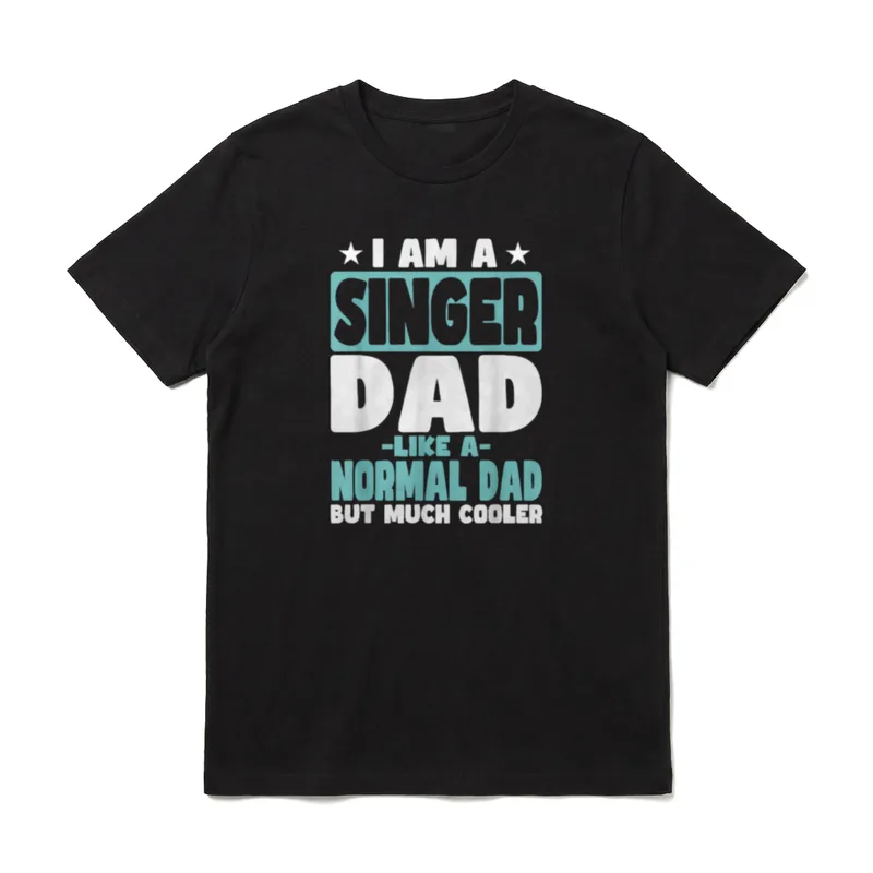 Sänger Dad cooler T-Shirt – Klassisches T-Shirt in Schwarz