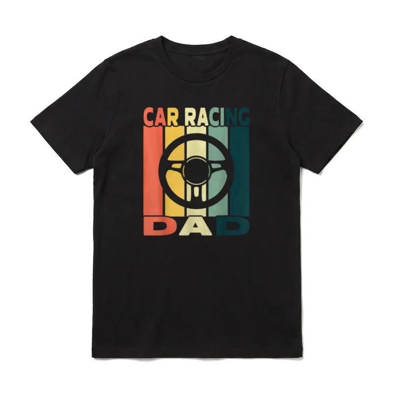 Autorennen Papa I Motorsport T-Shirt – Klassisches T-Shirt in Schwarz
