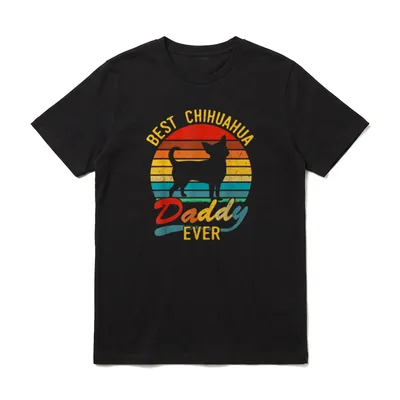 Retro Vintage Best Chihuahua T-Shirt – Klassisches T-Shirt in Schwarz
