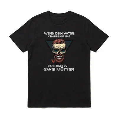 Lustiger Spruch Wenn dein T-Shirt – Klassisches T-Shirt in Schwarz