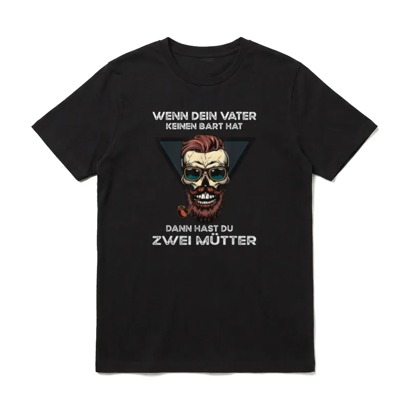 Lustiger Spruch Wenn dein T-Shirt – Klassisches T-Shirt in Schwarz