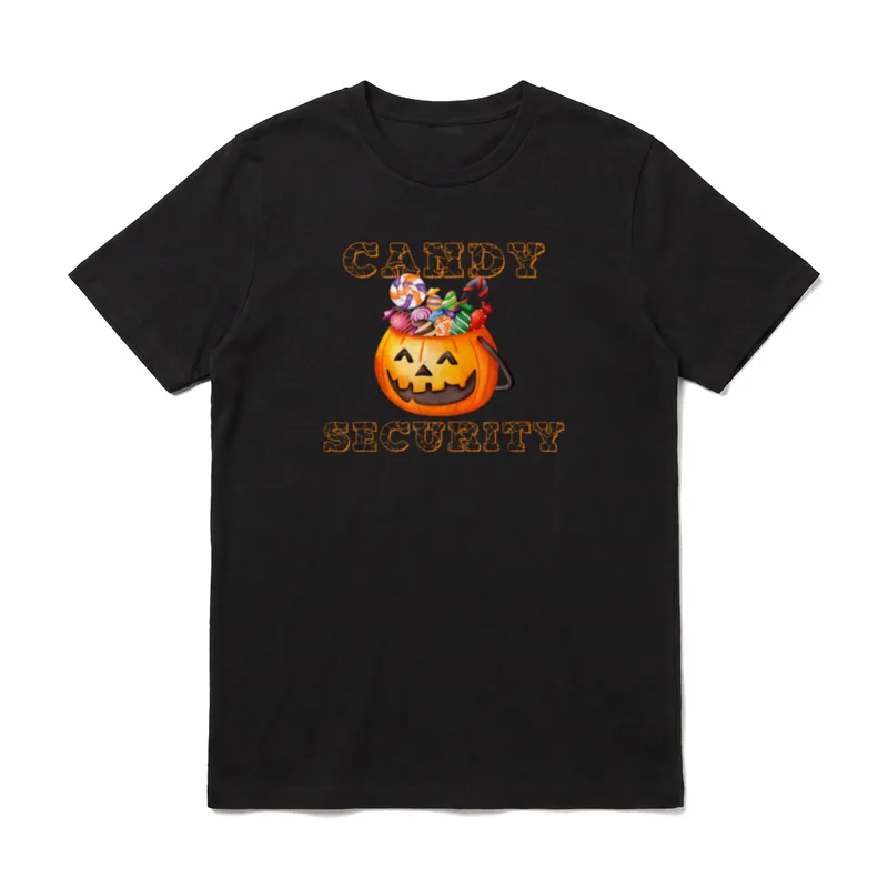 Candy Security Lustiges Halloween-Kostüm T-Shirt – Klassisches T-Shirt in Schwarz