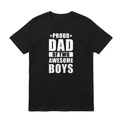 Proud Dad Stolzer Vater T-Shirt – Klassisches T-Shirt in Schwarz