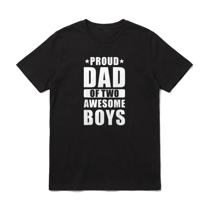Proud Dad Stolzer Vater T-Shirt – Klassisches T-Shirt in Schwarz