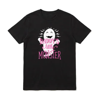 Daddy's Little Monster Halloween T-Shirt – Klassisches T-Shirt in Schwarz