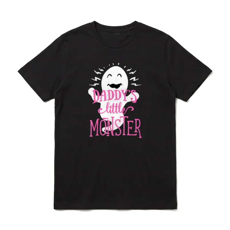 Daddy's Little Monster Halloween T-Shirt – Klassisches T-Shirt in Schwarz