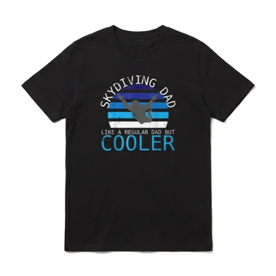 Skydiving Dad Skydive Apparel T-Shirt – Klassisches T-Shirt in Schwarz