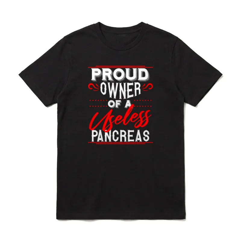 Lustiges Diabetiker-Geschenk Diabetes nutzlose T-Shirt – Klassisches T-Shirt in Schwarz