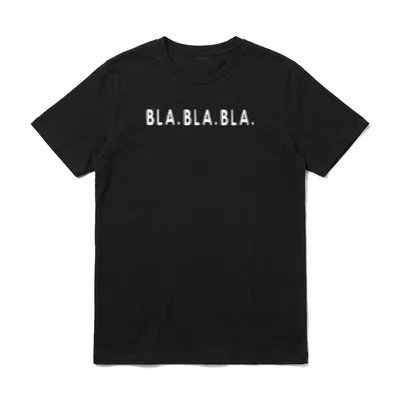 BlaBlaBla Spruch Lustiges Papa T-Shirt – Klassisches T-Shirt in Schwarz