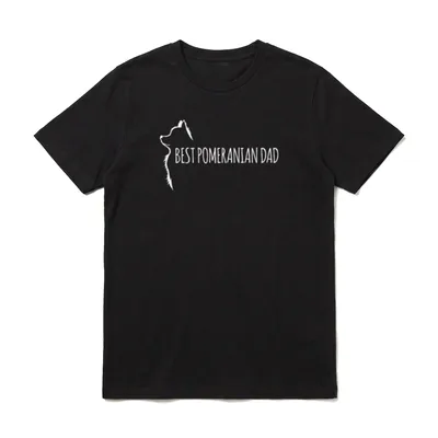 Best Pomeranian Dad Ever T-Shirt – Klassisches T-Shirt in Schwarz