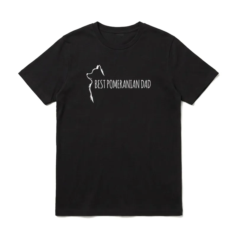 Best Pomeranian Dad Ever T-Shirt – Klassisches T-Shirt in Schwarz