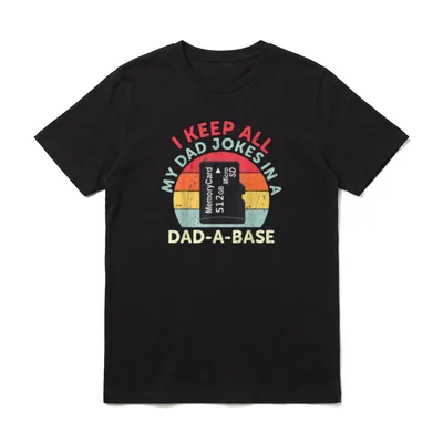 I Keep All My Papa Sprüche & Geschenke T-Shirt – Klassisches T-Shirt in Schwarz