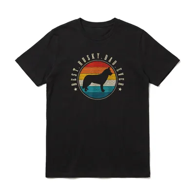 Lustiger Hund mit Aufschrift T-Shirt – Klassisches T-Shirt in Schwarz