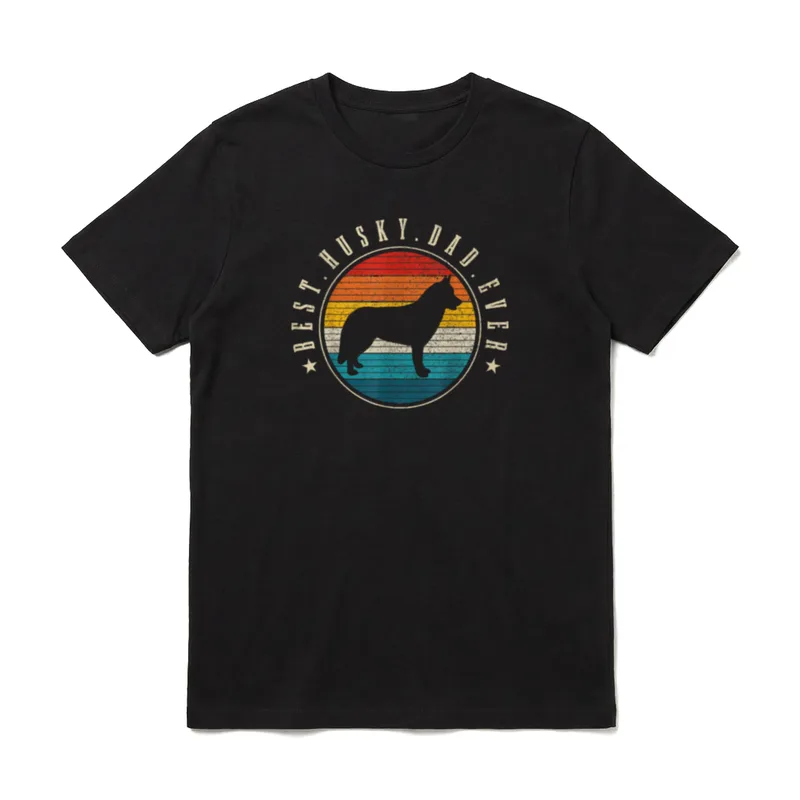 Lustiger Hund mit Aufschrift T-Shirt – Klassisches T-Shirt in Schwarz