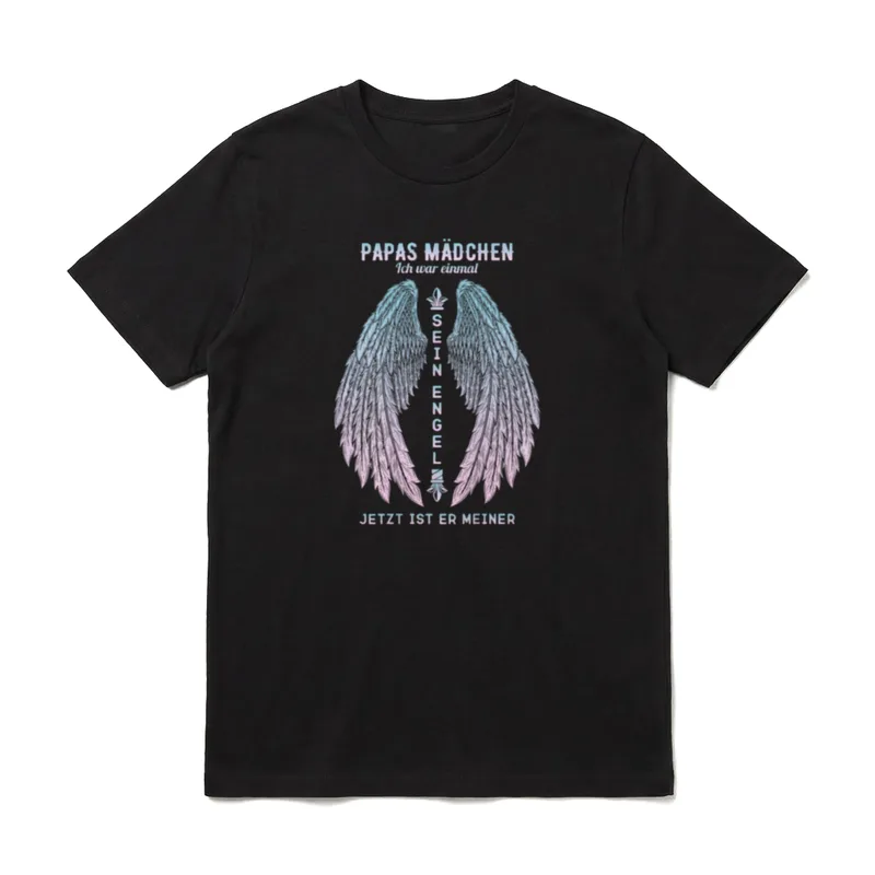 Papas Mädchen Ich War T-Shirt – Klassisches T-Shirt in Schwarz