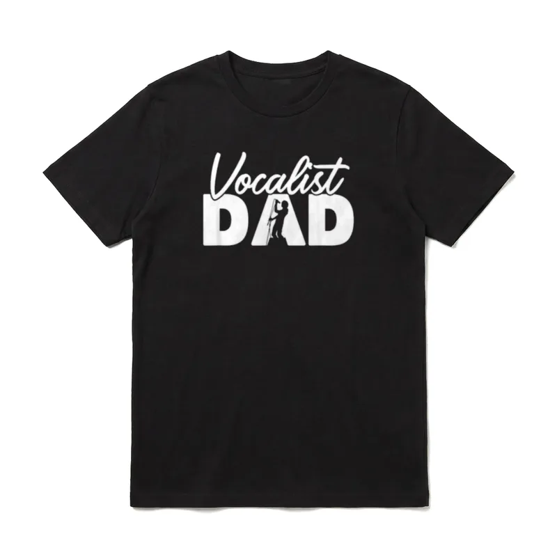 Sänger Papa Lustige Sänger T-Shirt – Klassisches T-Shirt in Schwarz