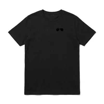 stylisches Daddy Cool T-Shirt – Schriftzug Daddy Cool mit Sonnenbrille als zweites O – Klassisches T-Shirt in Schwarz