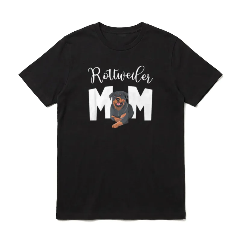 Wunderschönes Rottweiler Mom Mama T-Shirt – Klassisches T-Shirt in Schwarz