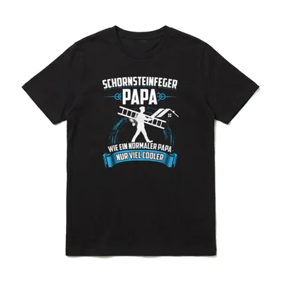 Schornsteinfeger Papa Vater Beruf T-Shirt – Klassisches T-Shirt in Schwarz