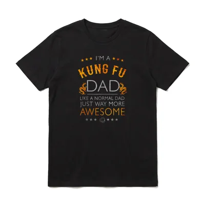 Kung Fu Dad tolles T-Shirt – Klassisches T-Shirt in Schwarz