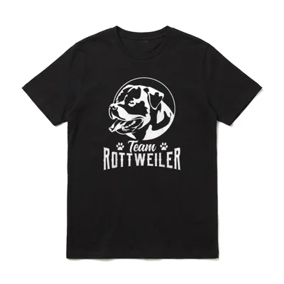 Lustiges Rottweiler Süßes Hunde T-Shirt – Klassisches T-Shirt in Schwarz