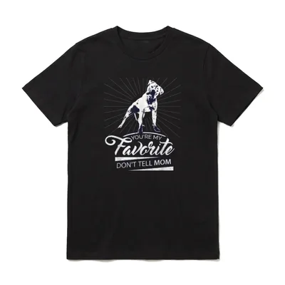 American Bulldog My Favorite T-Shirt – Klassisches T-Shirt in Schwarz