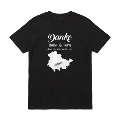 Thüringen Danke Mama T-Shirt – Klassisches T-Shirt in Schwarz