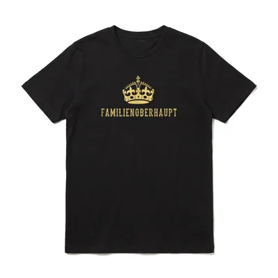 Familie Familienoberhaupt Design T-Shirt – Klassisches T-Shirt in Schwarz