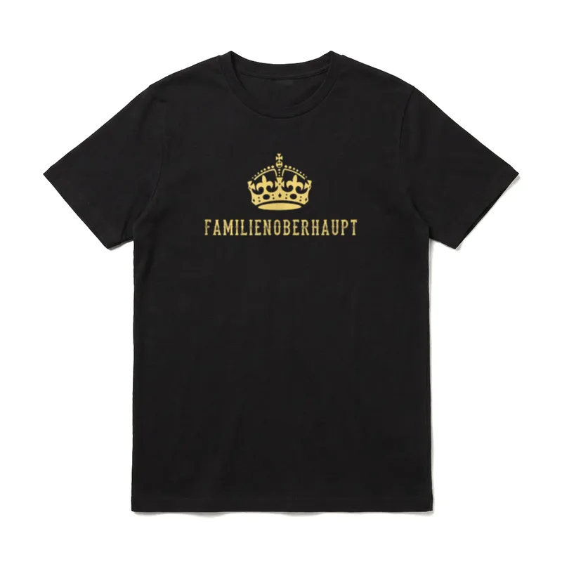 Familie Familienoberhaupt Design T-Shirt – Klassisches T-Shirt in Schwarz