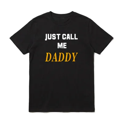 Just Call Me Daddy Papa Sprüche & Geschenke T-Shirt – Klassisches T-Shirt in Schwarz
