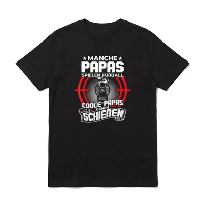 Coole Papas Sportschießen Schützenfest T-Shirt – Klassisches T-Shirt in Schwarz