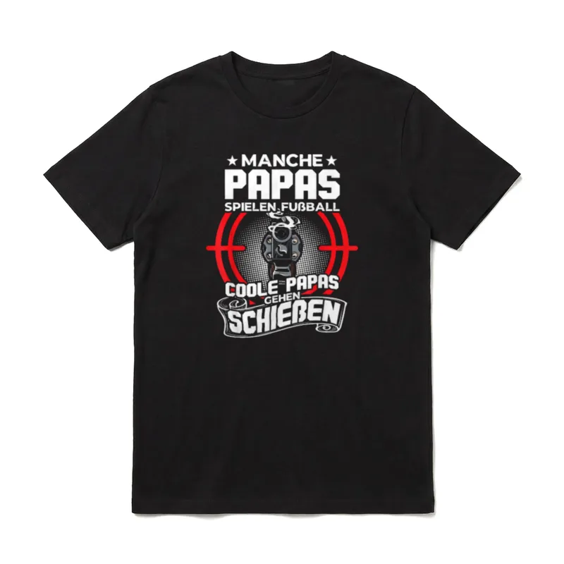Coole Papas Sportschießen Schützenfest T-Shirt – Klassisches T-Shirt in Schwarz