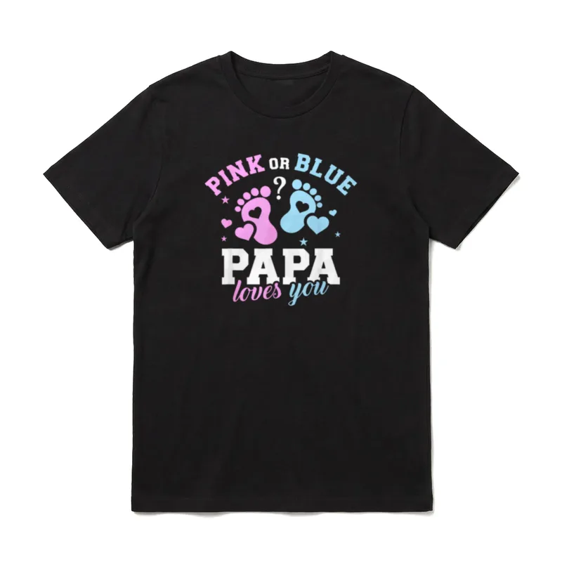 Gender Reveal Papa Vater T-Shirt – Klassisches T-Shirt in Schwarz