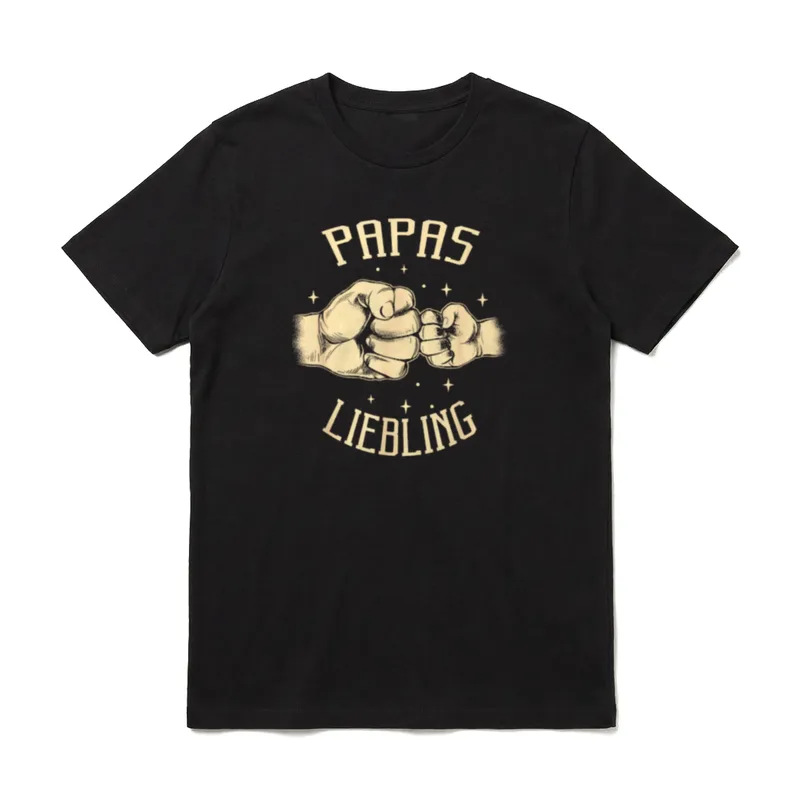 Papas Liebling Faust Fäuste T-Shirt – Klassisches T-Shirt in Schwarz