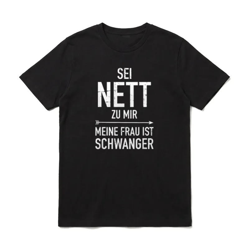 Sei nett zu mir meine T-Shirt – Klassisches T-Shirt in Schwarz
