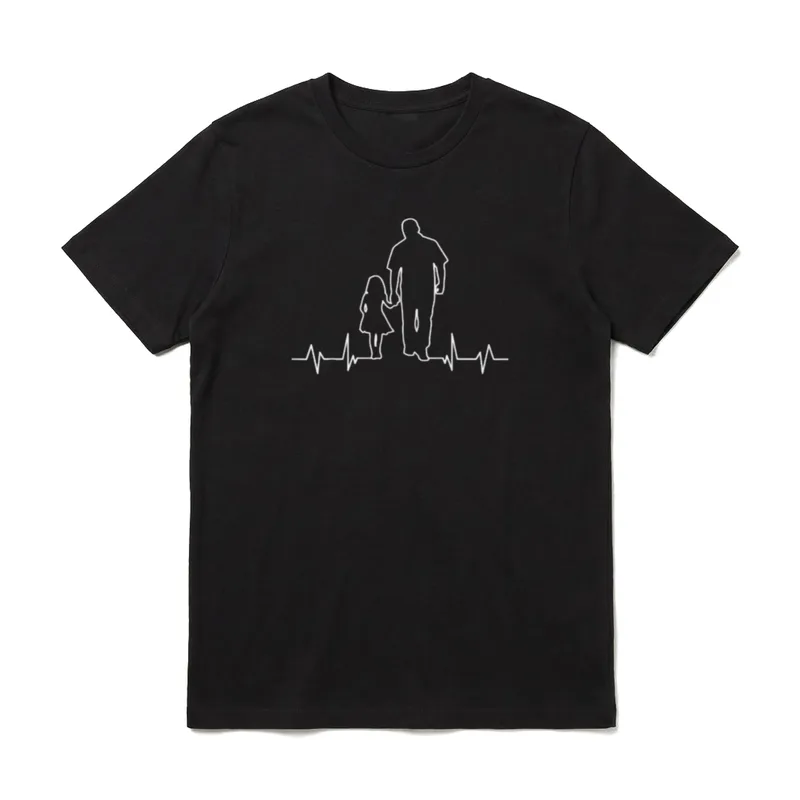 Vater und Tochter Familie T-Shirt – Klassisches T-Shirt in Schwarz