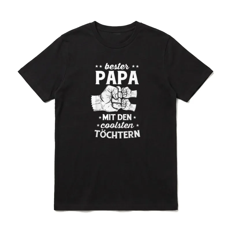 Vatertag Vater Tochter Kind T-Shirt – Klassisches T-Shirt in Schwarz