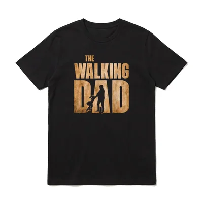 Walking Dad Funny Väter T-Shirt – Klassisches T-Shirt in Schwarz