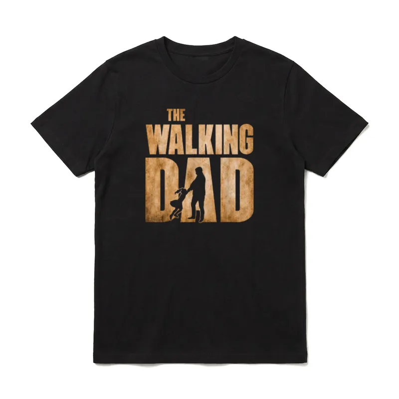 Walking Dad Funny Väter T-Shirt – Klassisches T-Shirt in Schwarz