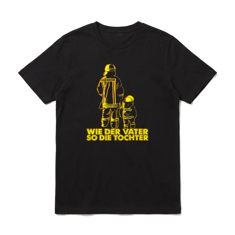 Partner T-Shirt Vater Tochter – Klassisches T-Shirt in Schwarz