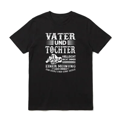 Vater Und Tochter Dad T-Shirt – Klassisches T-Shirt in Schwarz