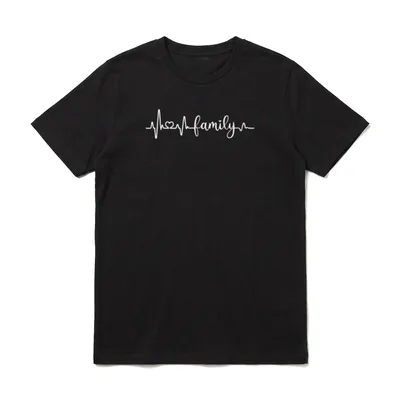 Mama Papa Tochter T-Shirt – Klassisches T-Shirt in Schwarz