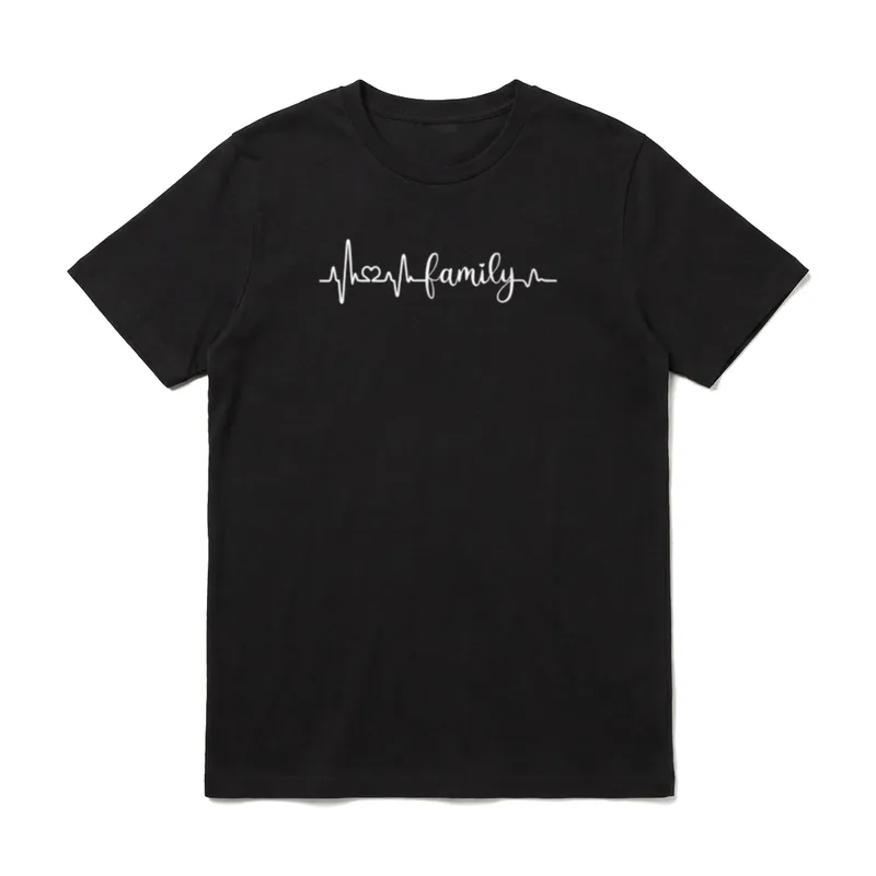 Mama Papa Tochter T-Shirt – Klassisches T-Shirt in Schwarz