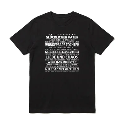 Bester Vater Und Tochter T-Shirt – Klassisches T-Shirt in Schwarz