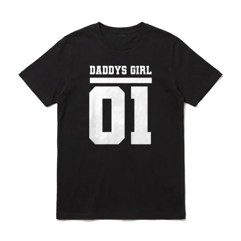 Vater Tochter Partnerlook Daddys T-Shirt – Klassisches T-Shirt in Schwarz