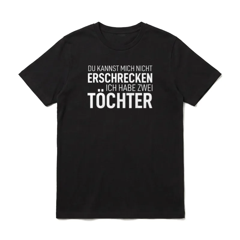 Papa Du Kannst Mich T-Shirt – Klassisches T-Shirt in Schwarz