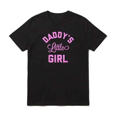 Daddys Little Girl Daddy's T-Shirt – Klassisches T-Shirt in Schwarz